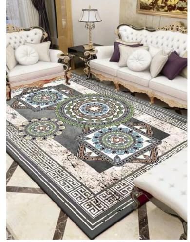 Classy 3D Carpets – Size 5 by 8, Elegant Modern Floor Rug for Living Room