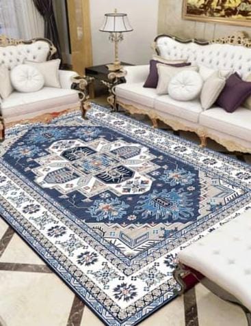 Classy 3D Carpets – Size 5 by 8, Elegant Modern Floor Rug for Living Room