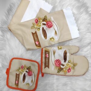 3pcs Kitchen Glove Set