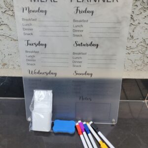 Fridge Magnetic Meal Planner