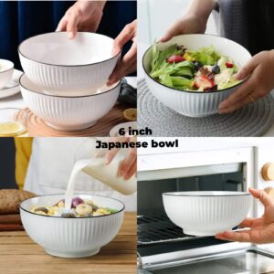 6 Japanese Bowls