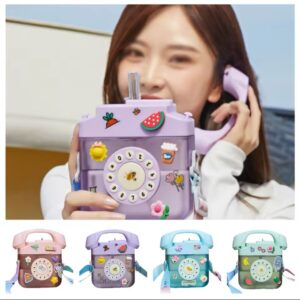 Unique Water Bottles with Straw, Straps, Stickers