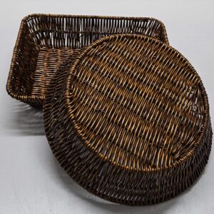 Multi-purpose Waterproof Reed Woven Baskets