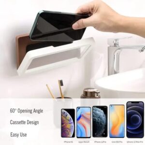 Wall Mount Shower Phone Holder Bathroom Case