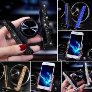 Car Phone Holder Women Diamond Crystal