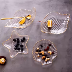 Creative Phnom Penh Transparent Glass Plate