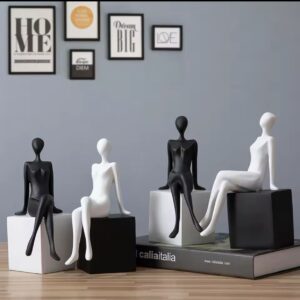 Decorative Sitting Figure Model Bookend Craft