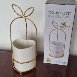 Love Shape Ceramic Tool Barrel Set