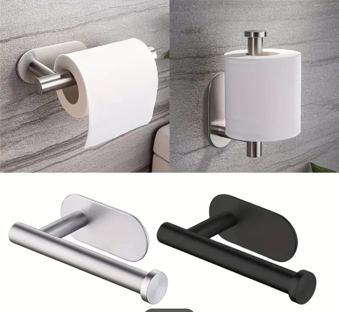 Adhesive Toilet Holder / Tissue Holder