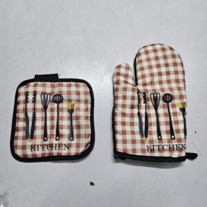 2in1 Oven Glove Mitt + Mat