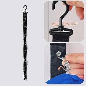 8 Clip Hats Caps Storage Organizer Belt