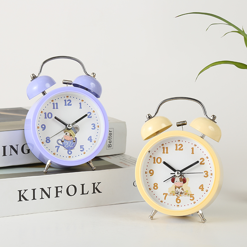 Cute Alarm Clock with LED Flash Light