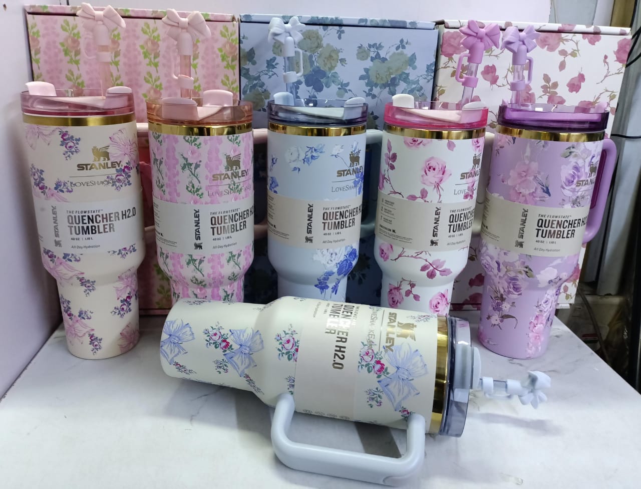 Original LoveShack Stanley Tumbler Floral