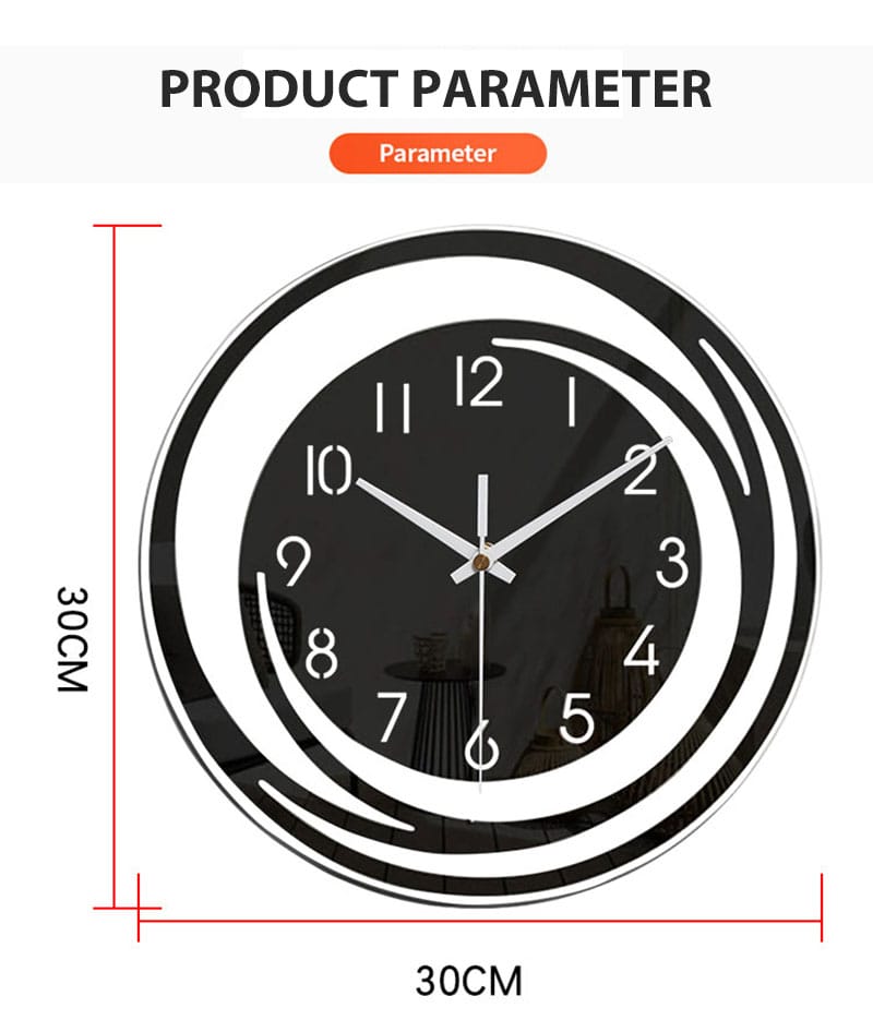 Acrylic Wall Clock Modern Design