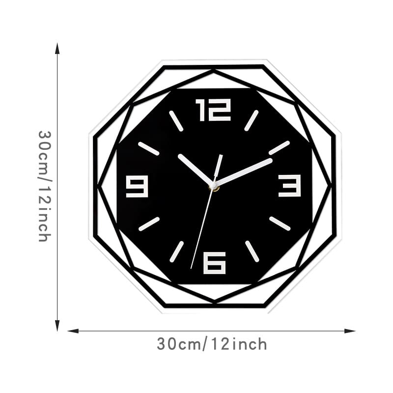 Acrylic Wall Clock Modern Design