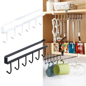Iron 6-Hook Storage Shelf