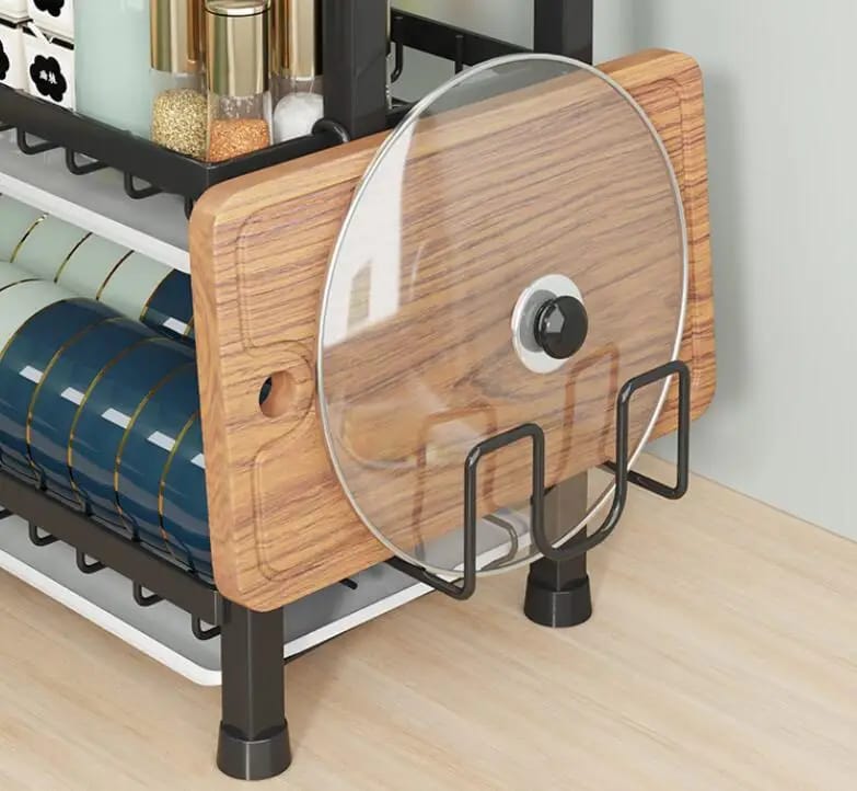 3 Layer Kitchen Tableware Drain Rack Stand