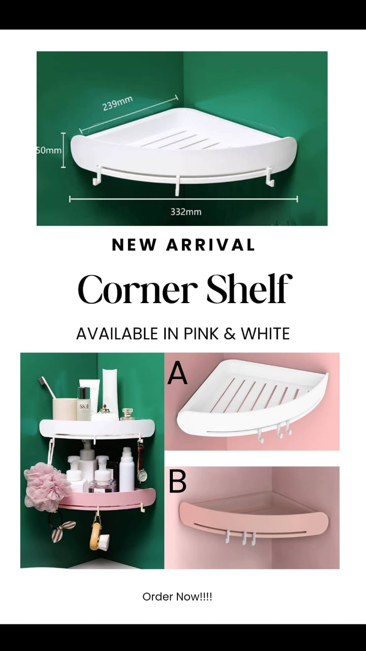 Corner Bathroom/Kitchen Organizer
