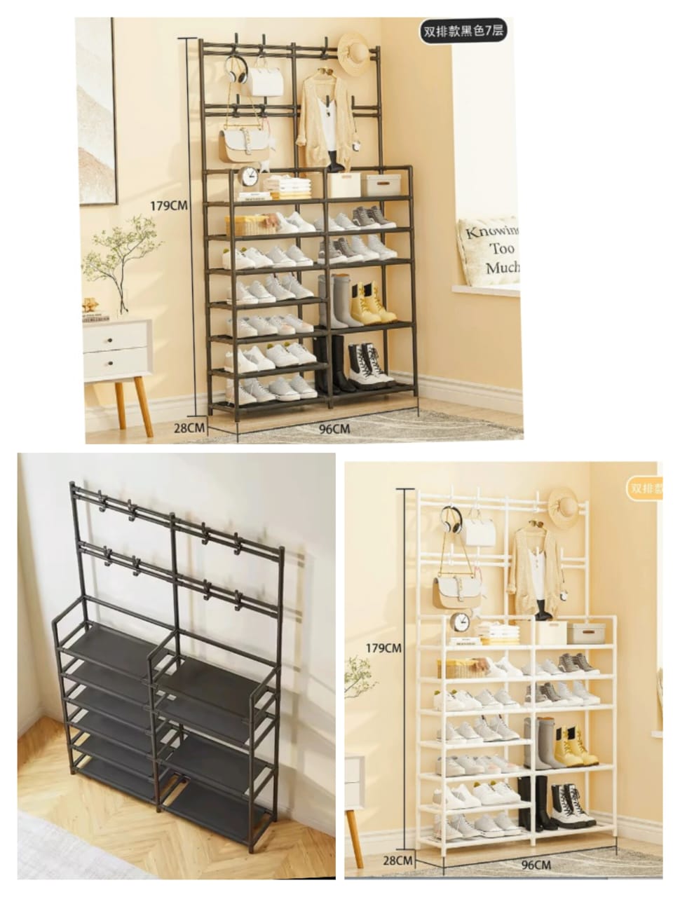 Multifunctional 6 Tier Shoe Rack Organizer