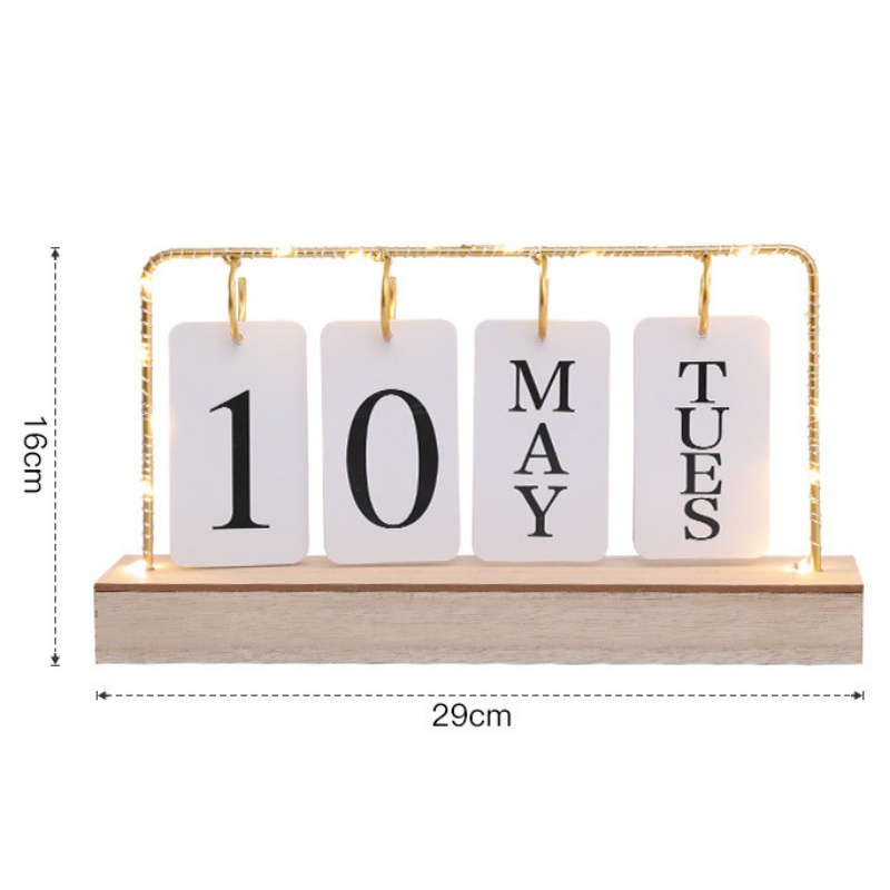 DIY Calendar with Lights