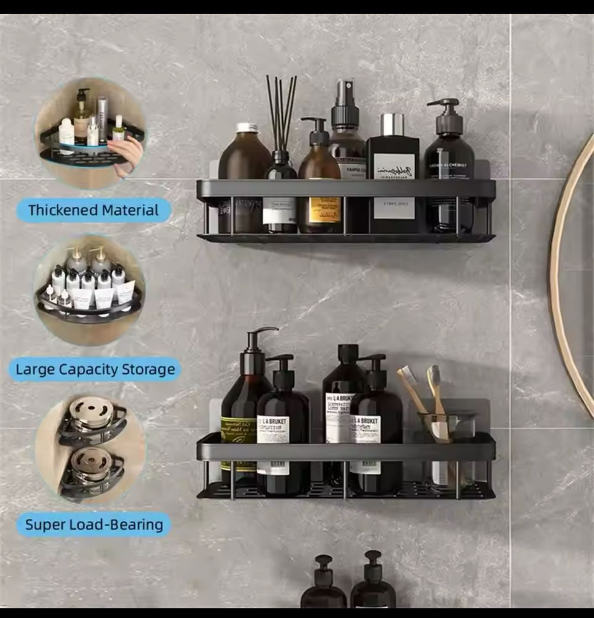 Aluminum Alloy Rectangular Shelf