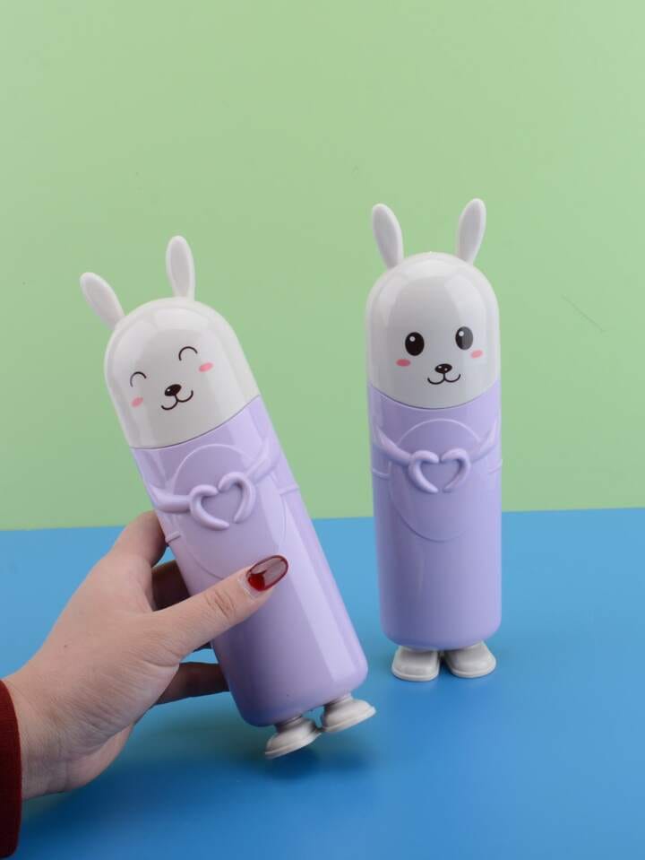 Cartoon Rabbit Travel Toothbrush Holder