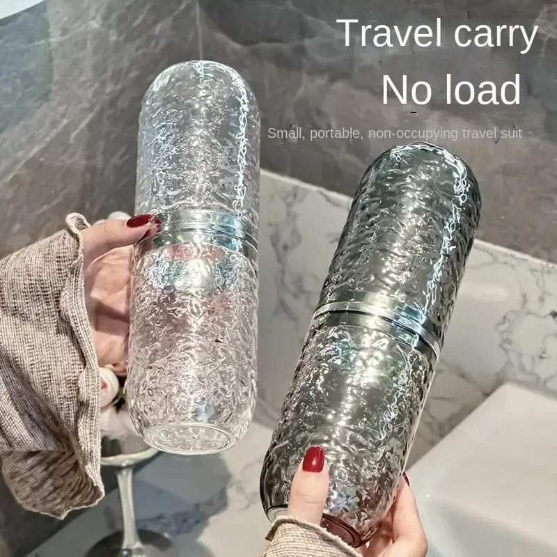 Water Ripple Portable Toothbrush/Paste Holder