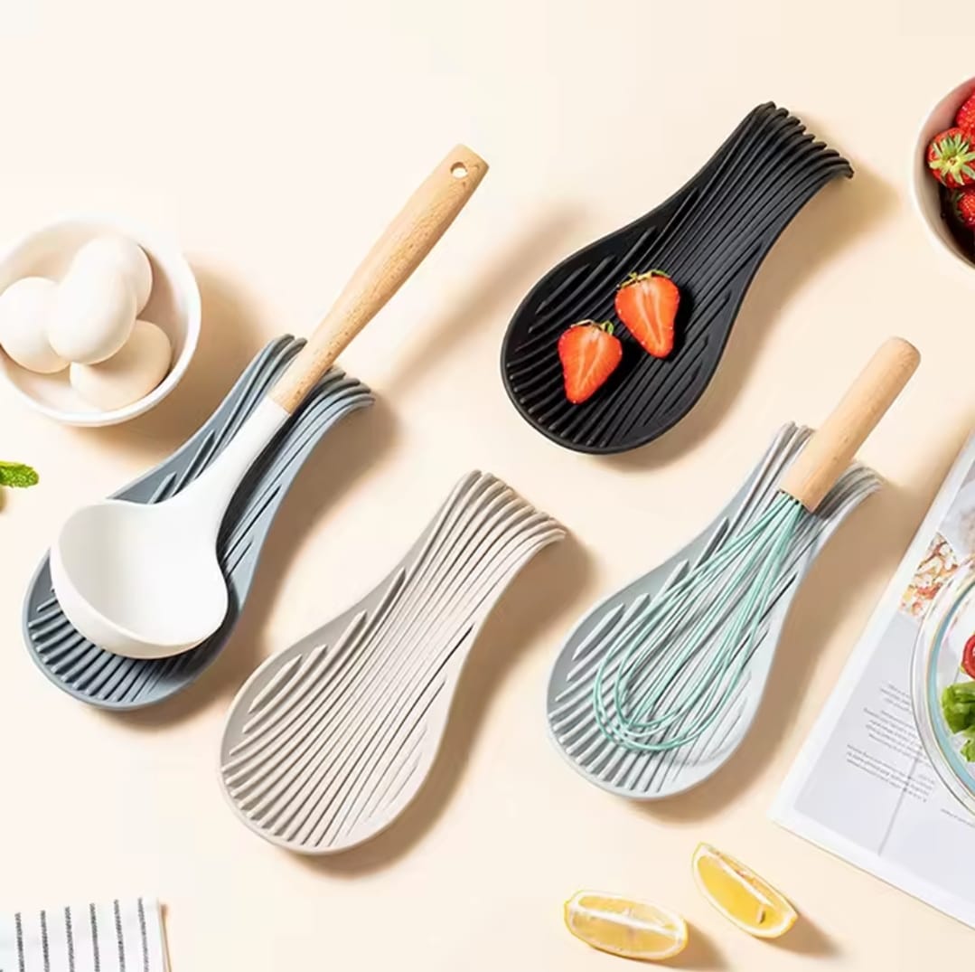 Flexible Silicone Spoon Rest