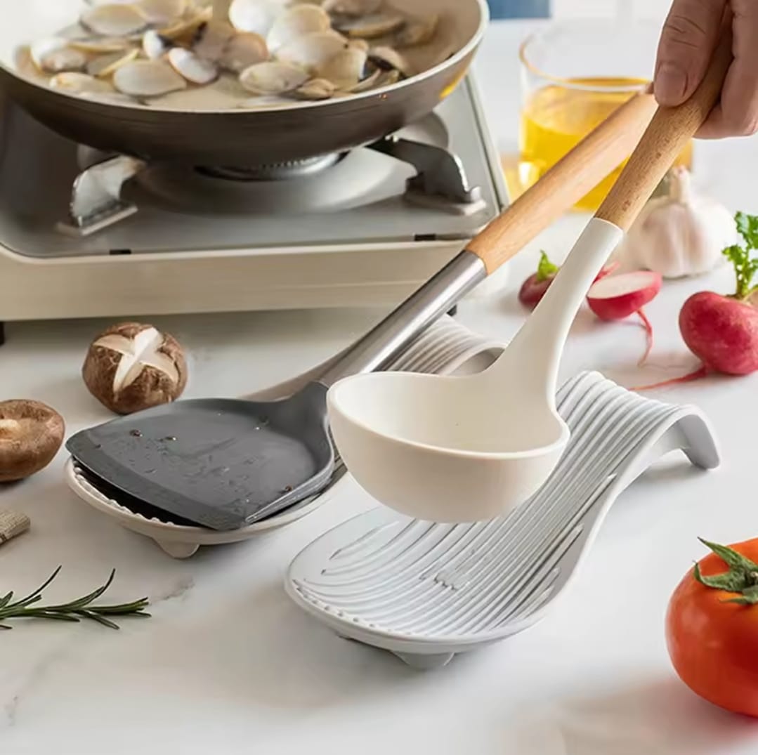 Flexible Silicone Spoon Rest