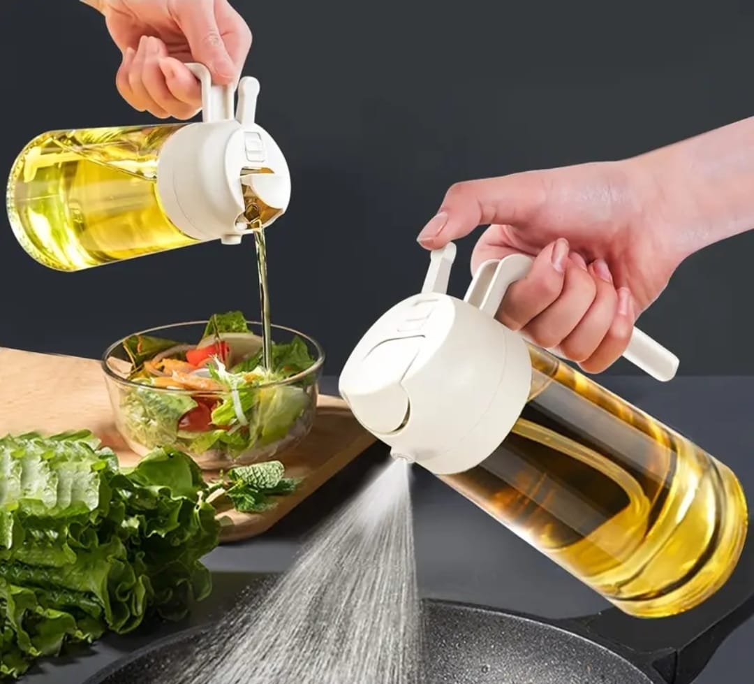 2-in-1 Oil Jar Sprayer & Dispenser