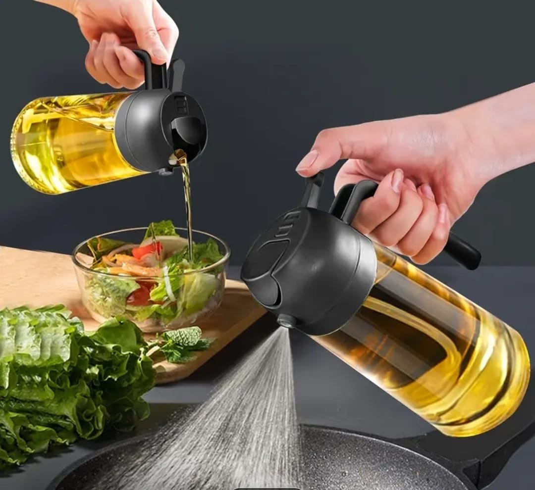 2-in-1 Oil Jar Sprayer & Dispenser