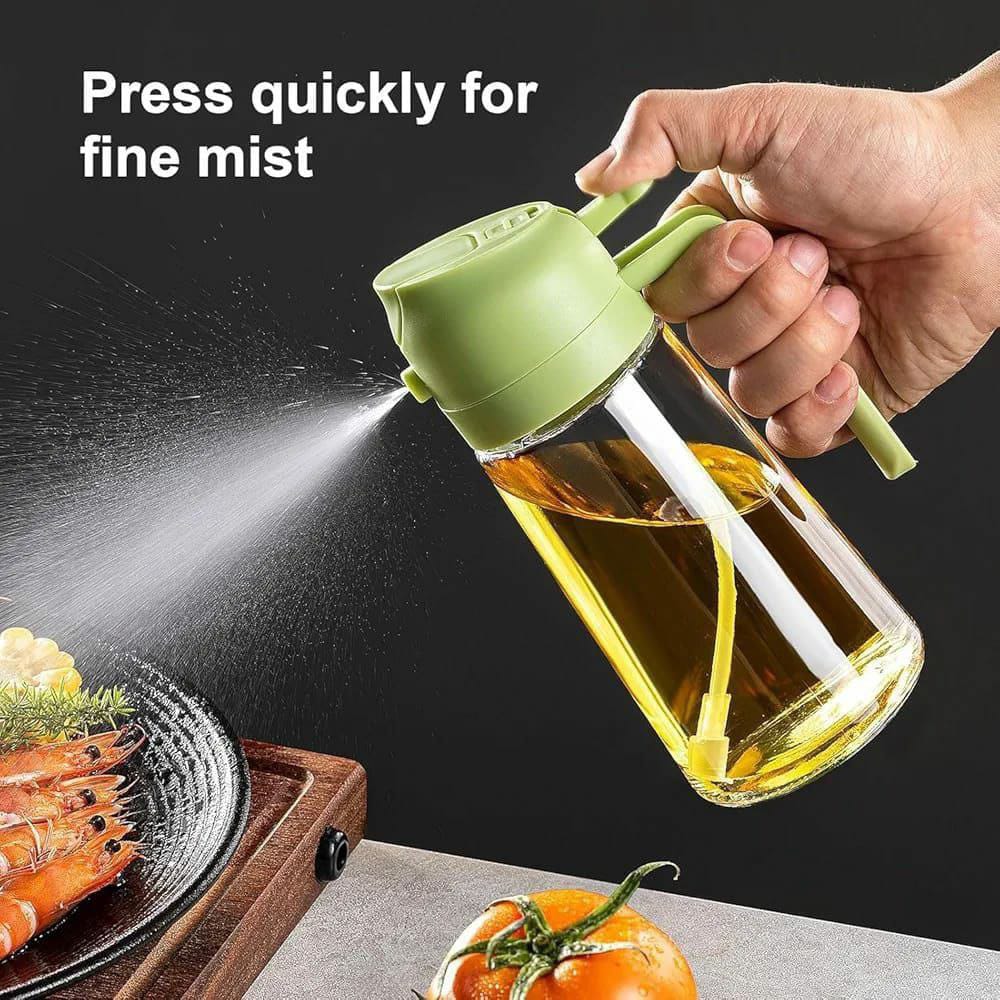 2-in-1 Oil Jar Sprayer & Dispenser