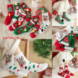 Coral Fleece Cute Christmas Socks