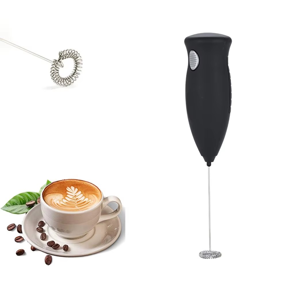 Stainless Steel Portable Mini Coffee Foamer Beater Battery Operated Milk Frother