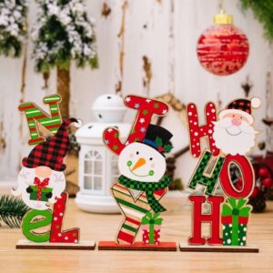 Wooden Christmas Desktop Ornaments