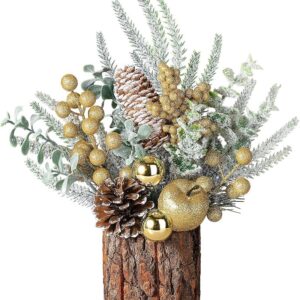 1Pcs Tabletop Mini Christmas Tree Stump