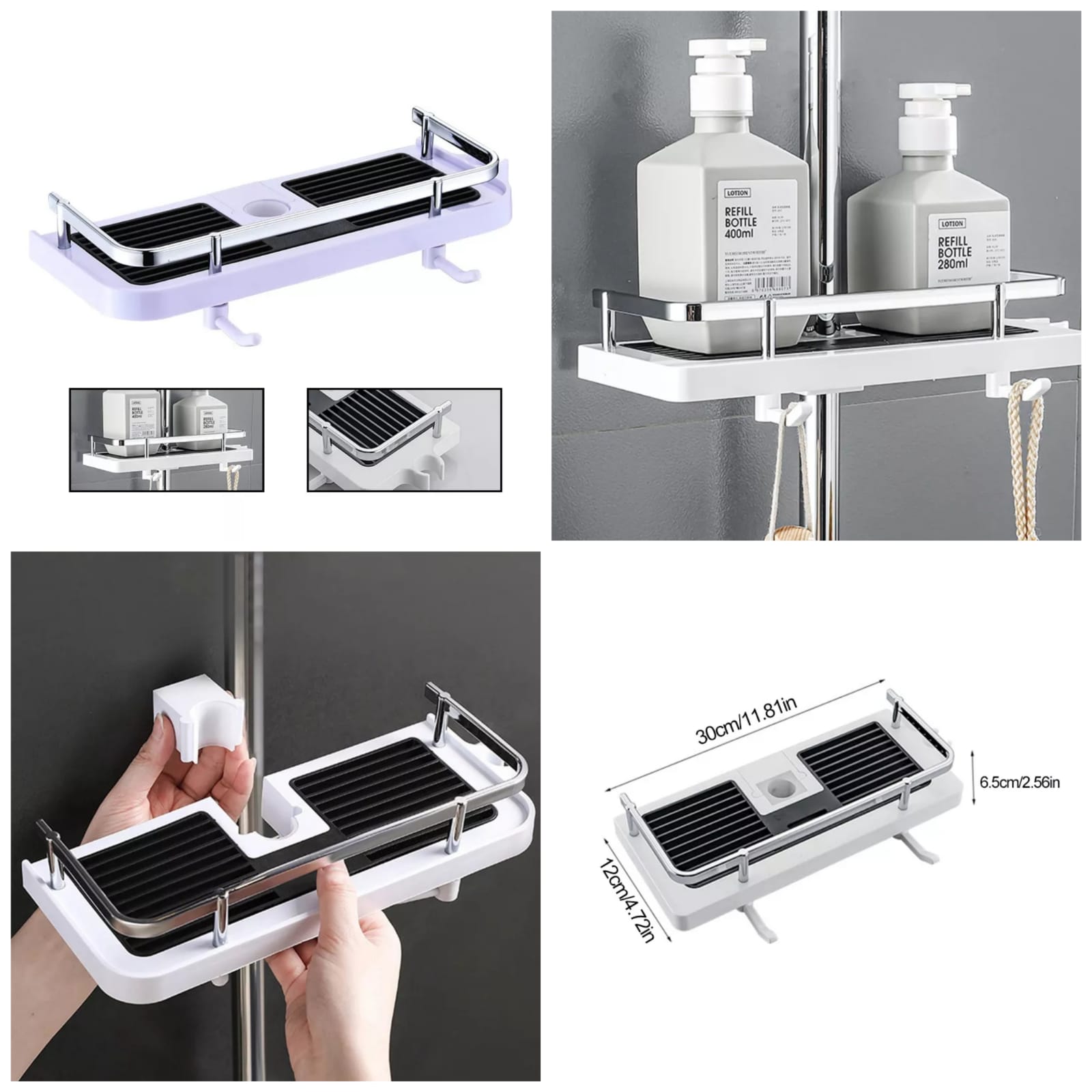 Shower Shelf Home Bathroom