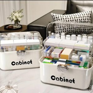 3-Layer Portable Medicine Storage Box