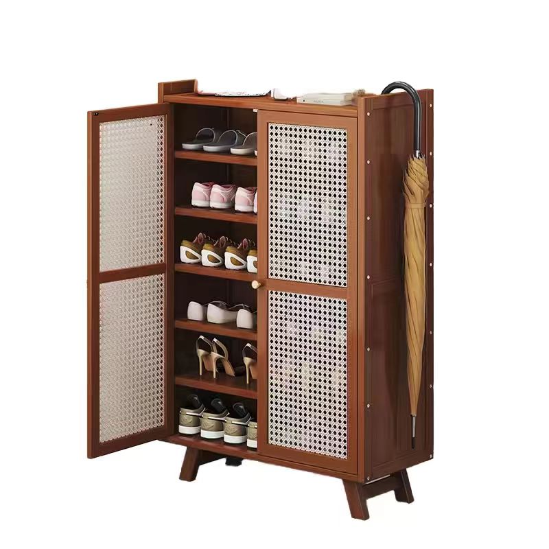 Modern Luxury Nordic Bamboo Shoe Cabinet