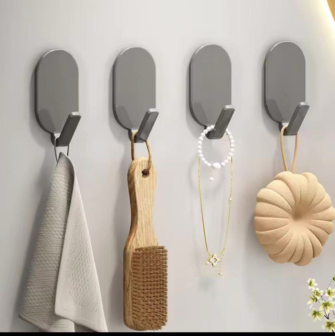 5 Piece Strong Self-Adhesive Wall Hooks