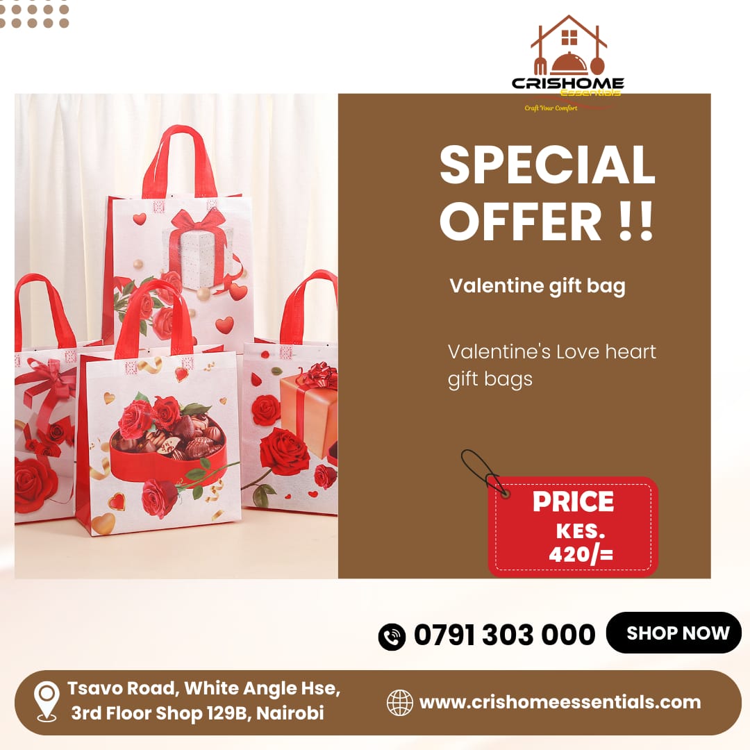 Valentines Love Heart Gift Bags