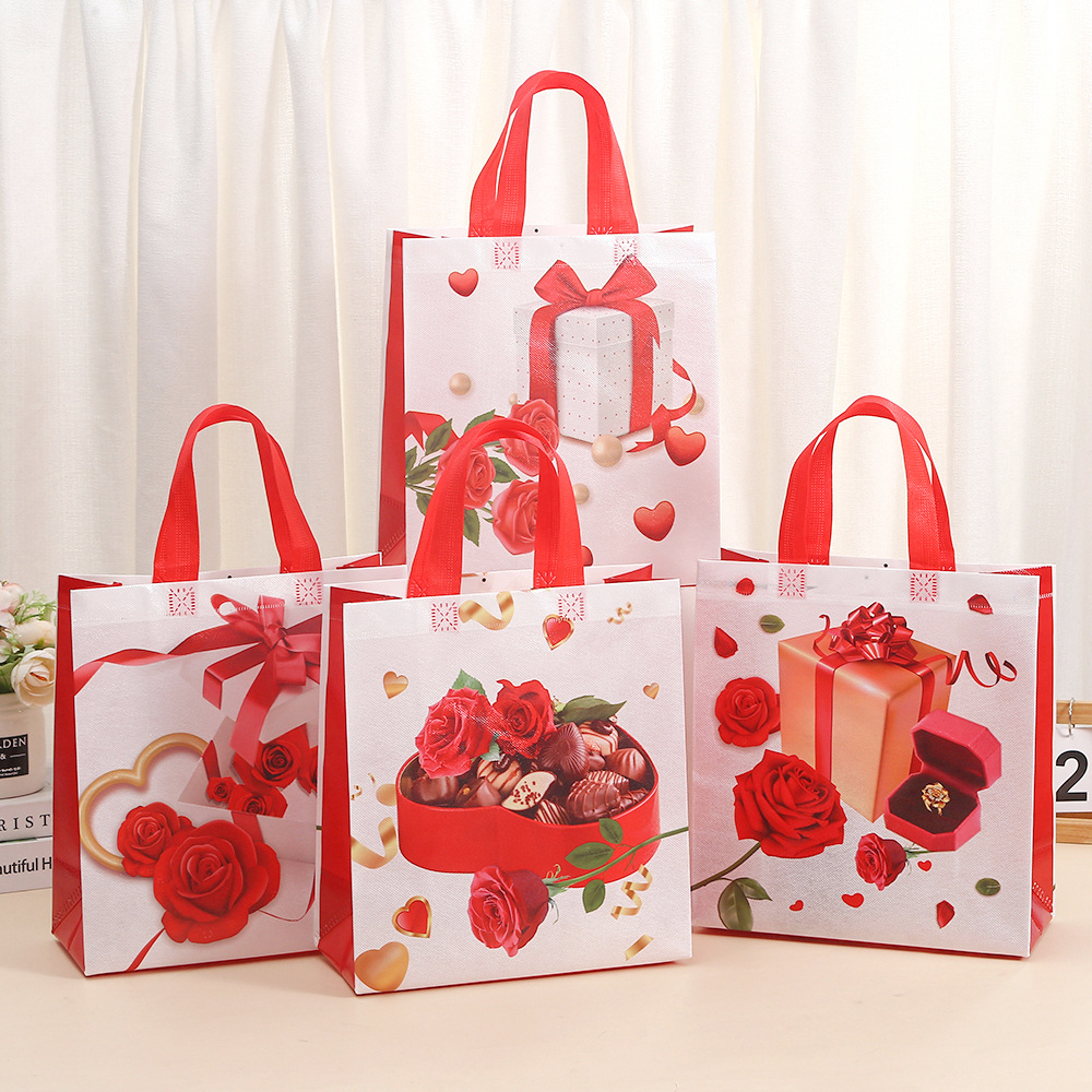 Valentines Love Heart Gift Bags