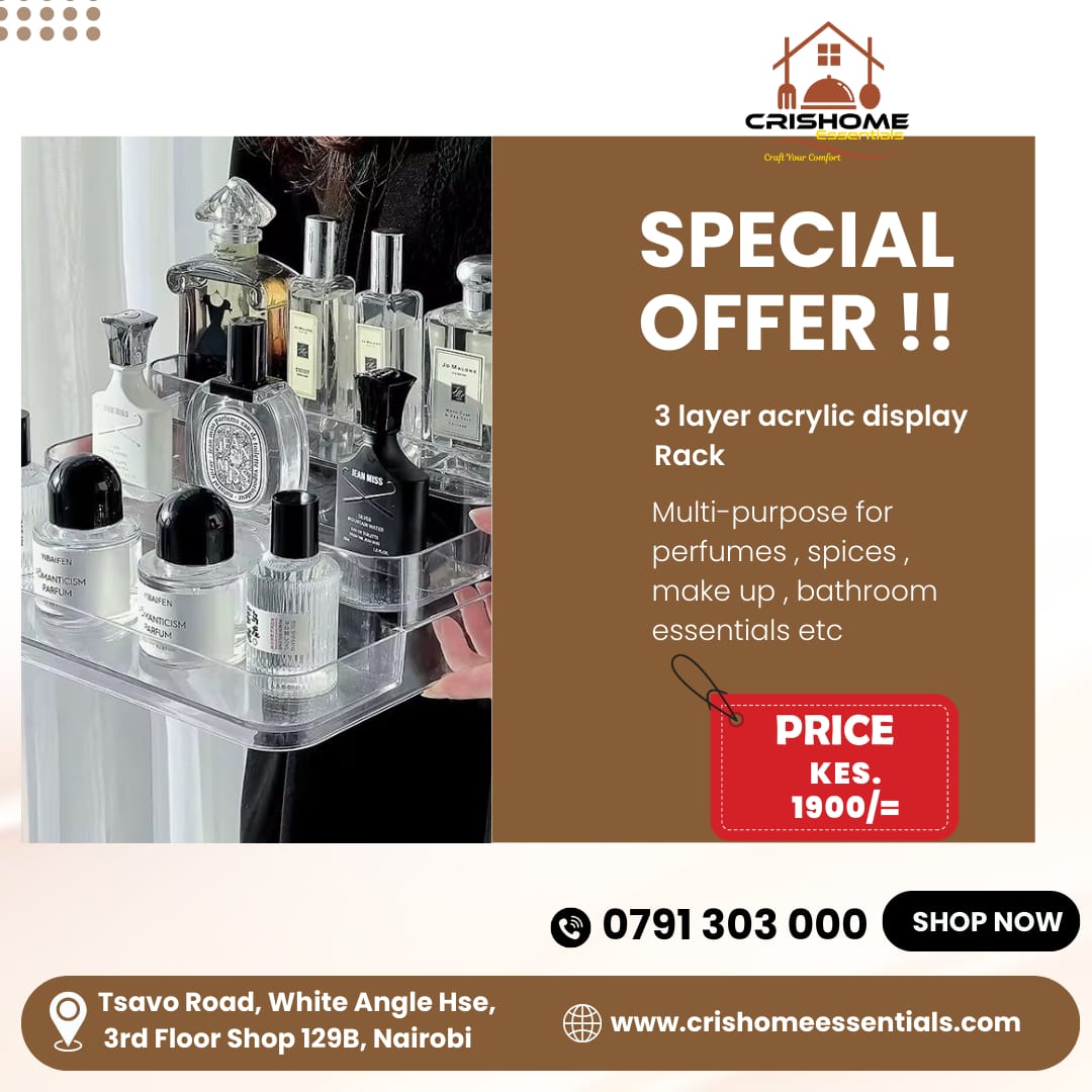 3 Layer Acrylic Multipurpose Display Rack