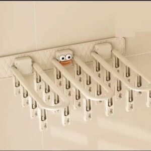 24 Clip Multifunction Wall Folding Cloth Hanger