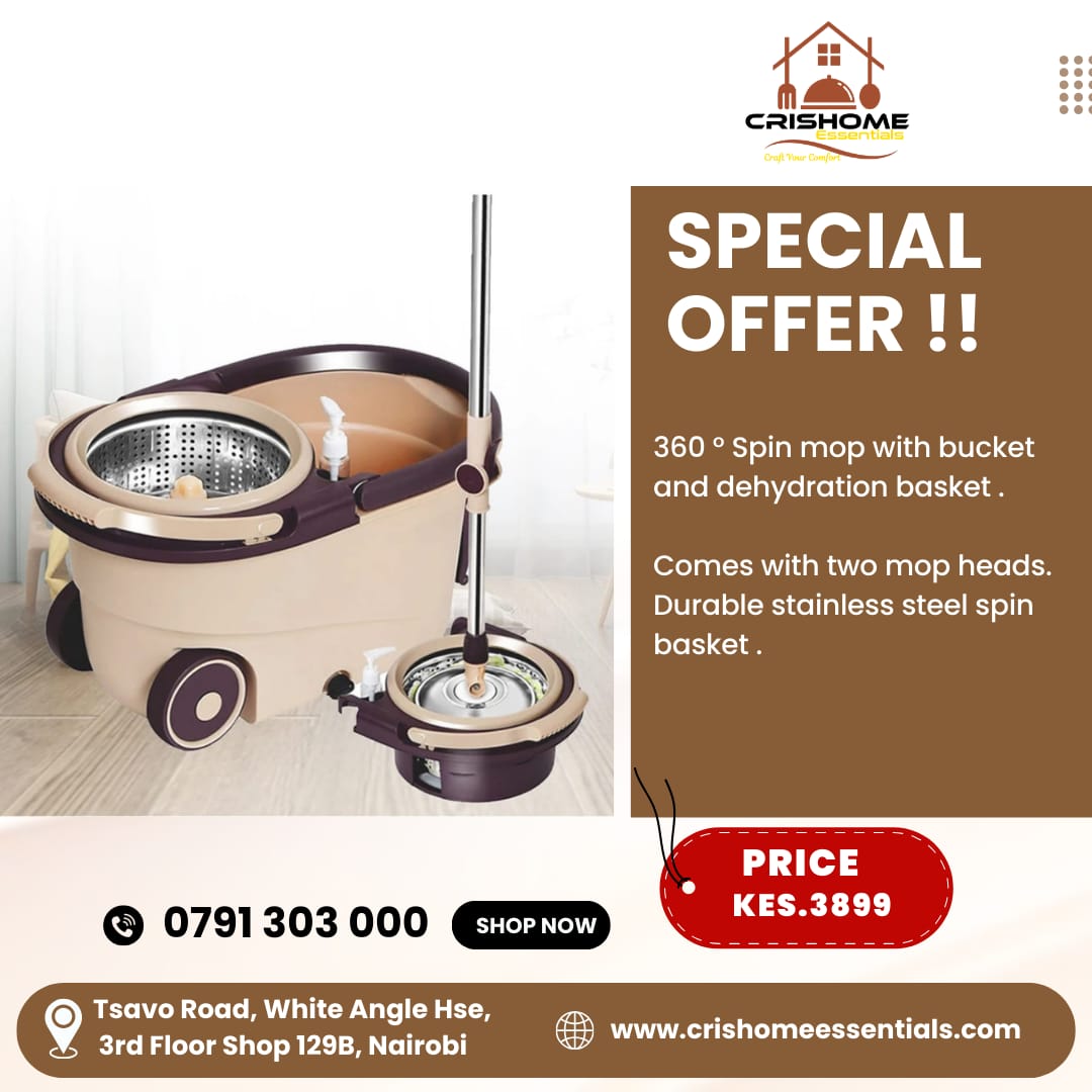 360° Spin Mop with Bucket