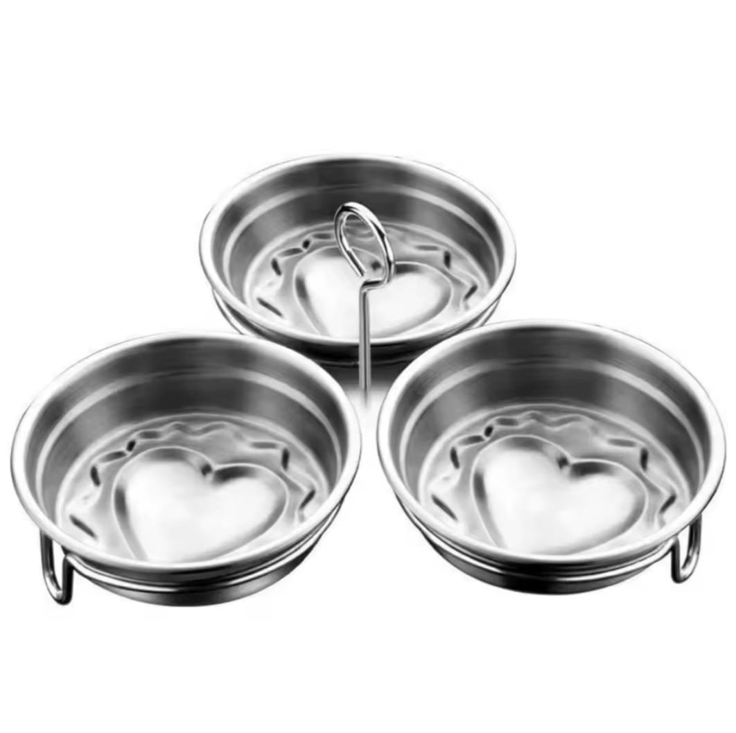 3 in 1 stainless steel egg poacher.