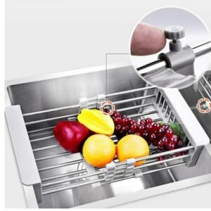 Expandable metallic sink organizer