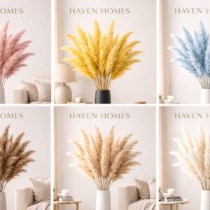15pcs Dried pampas grass