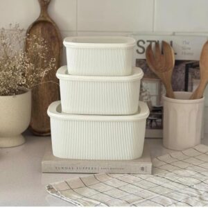 3 pcs multipurpose storage containers