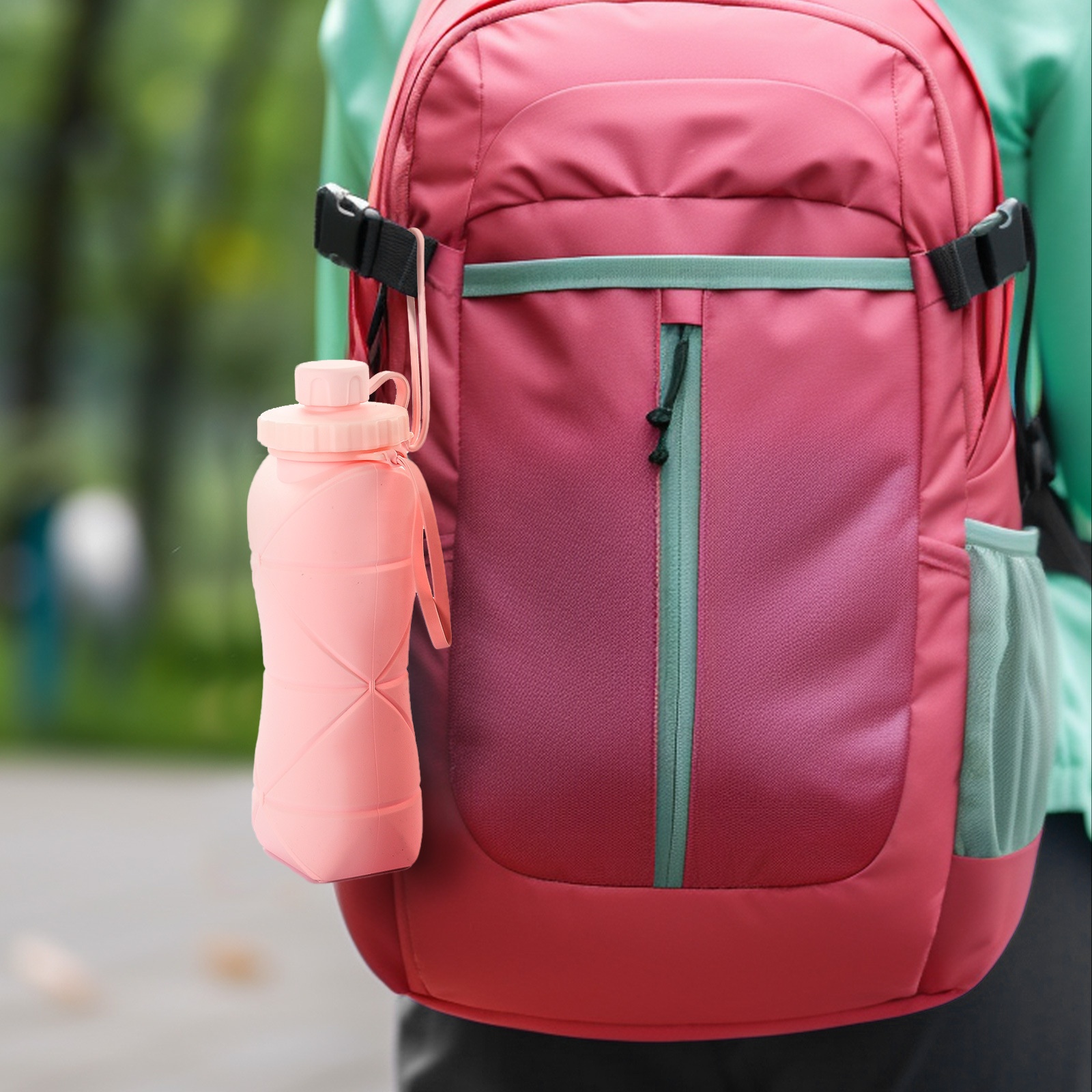 Silicon Folding Bottle – Portable Food Grade Foldable Water Bottle